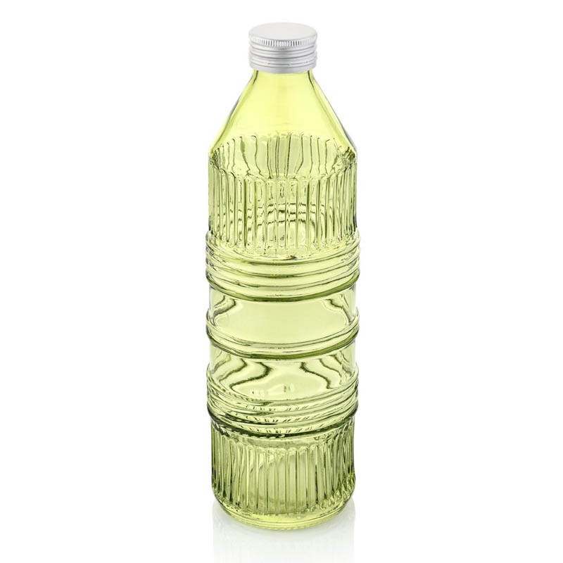 industrial chic bottiglia acqua verde acido con tapp
