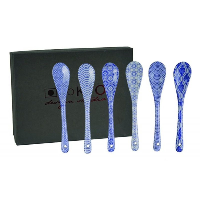 nippon blue set 6 cucchiaini 11.5cm