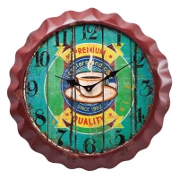 orologio da muro vintage coffee marrone