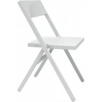 sedia bianca moderna pieghevole Piana