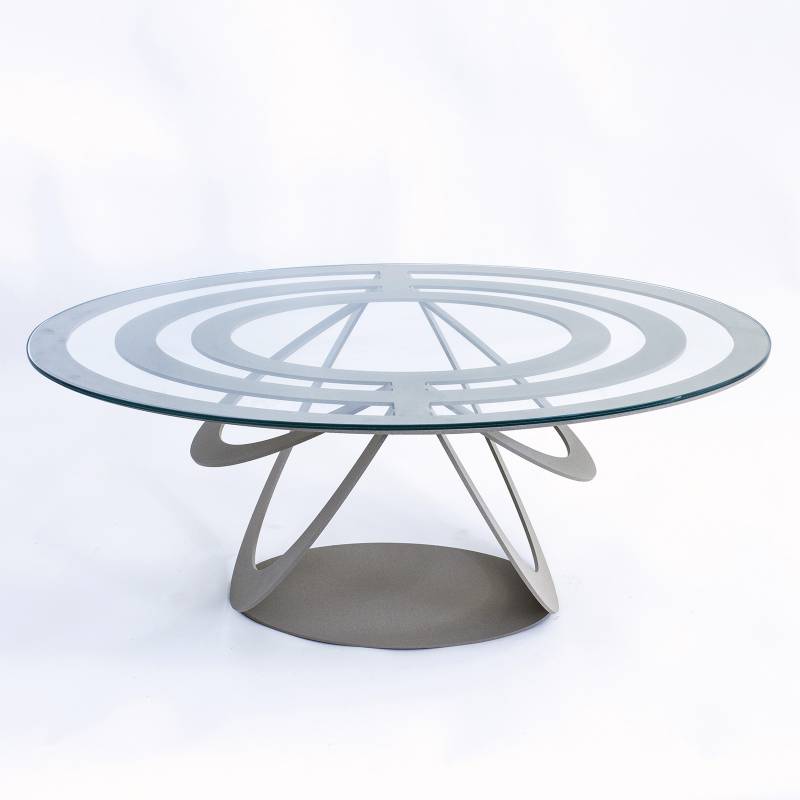 tavolino ovale optical