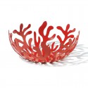 fruttiera centrotavola rossa 25cm mediterraneo