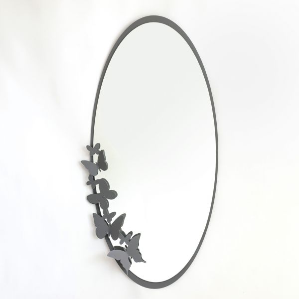 specchio butterfly springs grigio