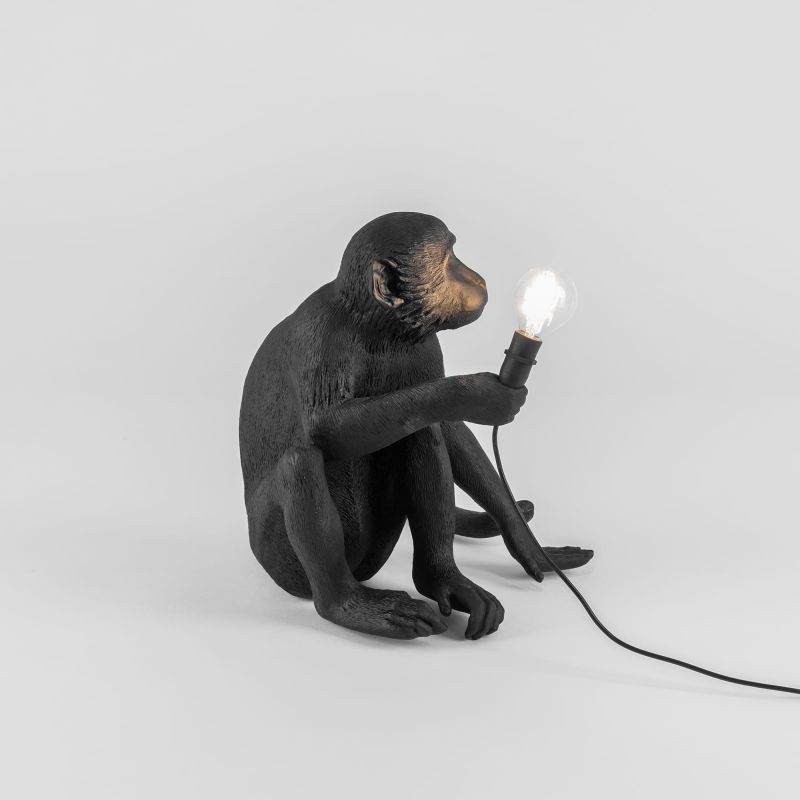 Lampada da esterno nera monkey lamp