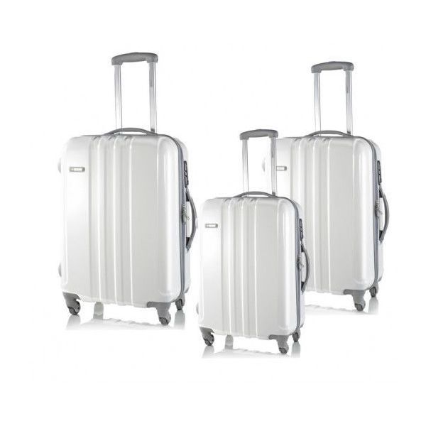 set tre valigie bianche