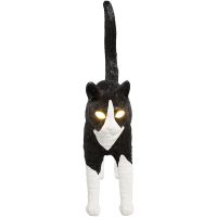 Lampada gatto bianco e nero Jobby the cat lamp