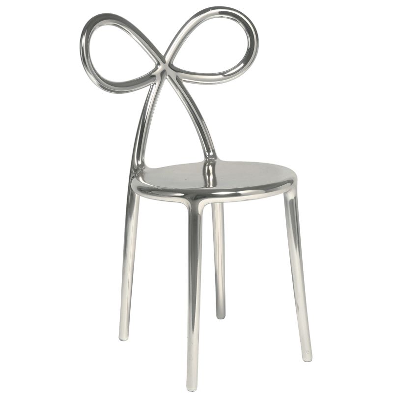 Sedia silver Ribbon Chair