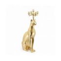 Statua candelabro oro gatto egiziano