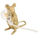 lampada topo gold mouse lamp