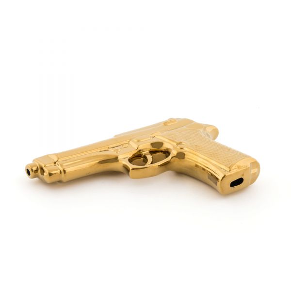 la mia pistola in porcellana limited gold edition