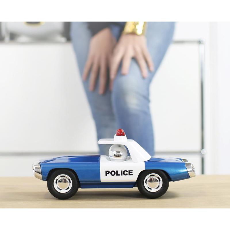 Macchinina della polizia blu