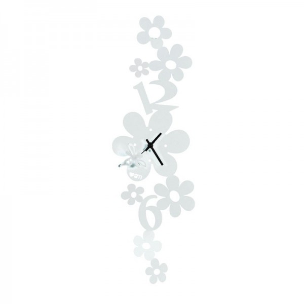 orologio ape sui fiori bianco neve