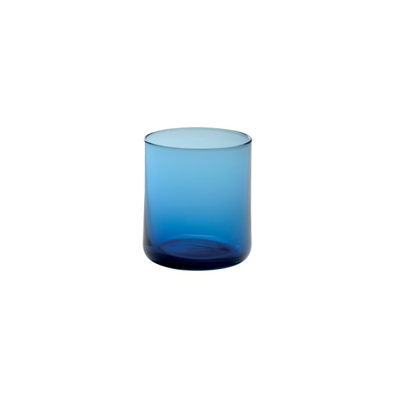 Set 12 bicchieri blu con caraffa Bloom