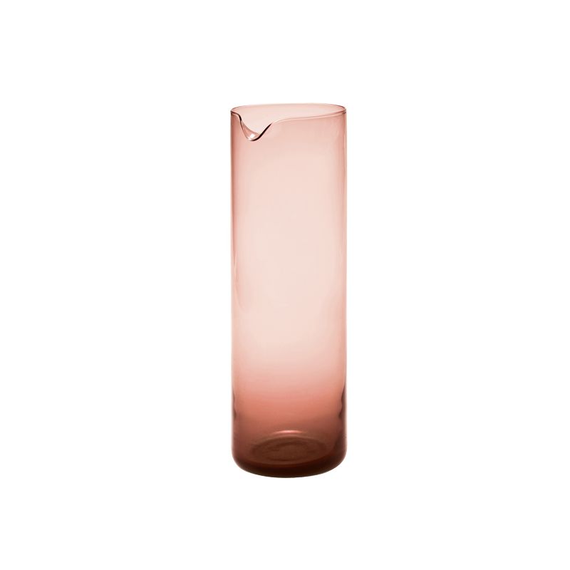 Set 12 bicchieri rosa con caraffa Bloom
