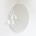 specchio orchidee bianco