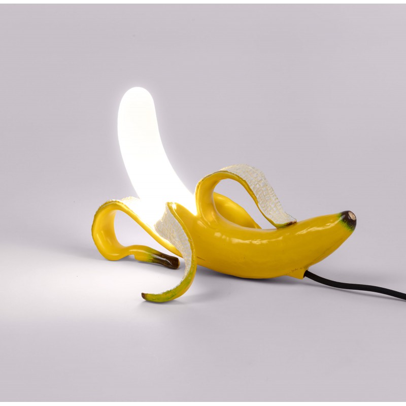 Lampada Banana Lamp gialla Huey
