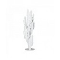 pianta cactus bianca 40cm