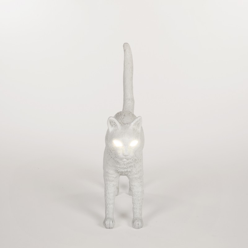 Lampada gatto bianco Jobby the cat lamp