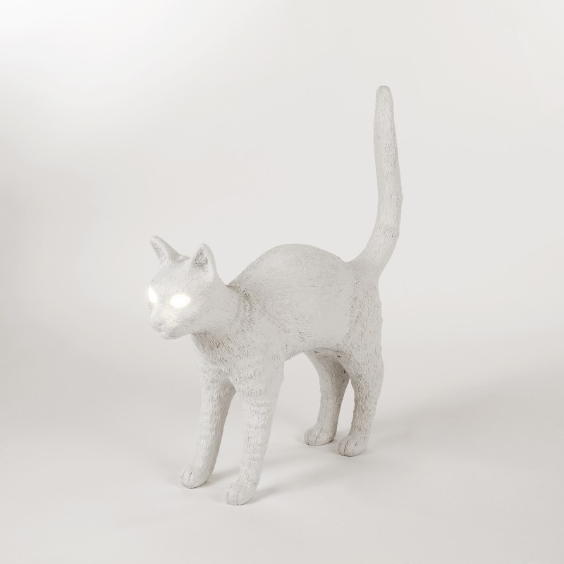 Lampada gatto bianco Jobby the cat lamp