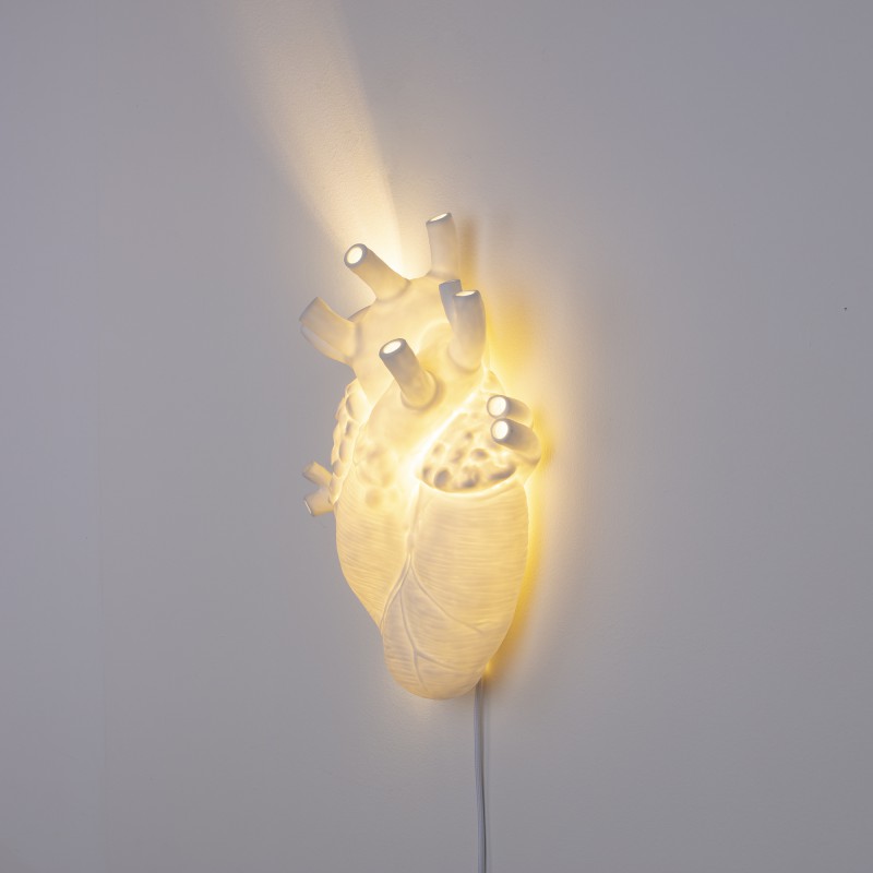 Lampada da parete cuore heart lamp