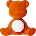 Lampada ricaricabile arancione velvet teddy