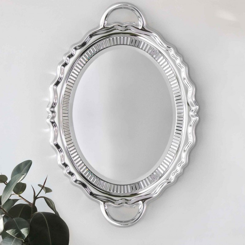Specchio Plateau Miroir silver