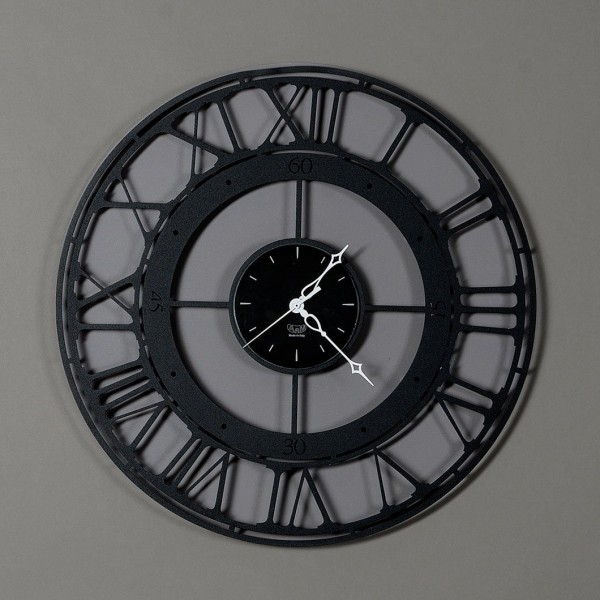 orologio koros 50cm nero