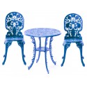 Set blu tavolino e 2 sedie industry