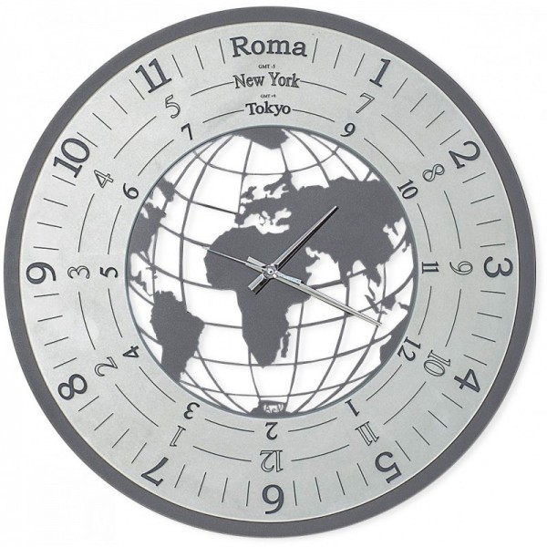 Orologio World ardesia 51cm