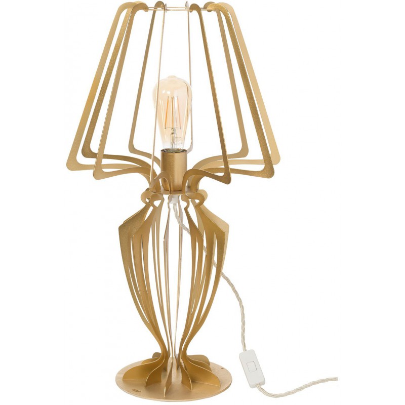 lampada minerva da tavolo oro 33cm
