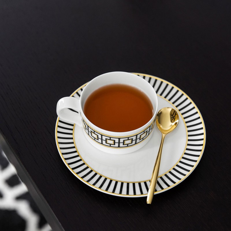 Set 6 tazze tè con piattino MetroChic