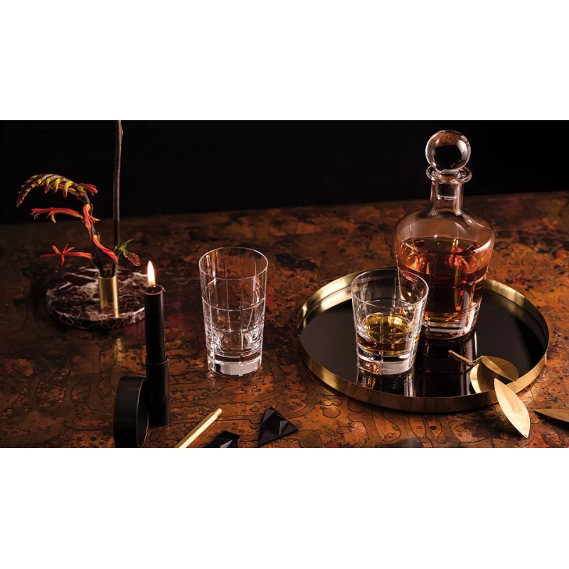 Set 6 bicchieri whisky con bottiglia in cristallo Ardmore Club