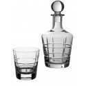 Set 6 bicchieri whisky con bottiglia in cristallo Ardmore Club