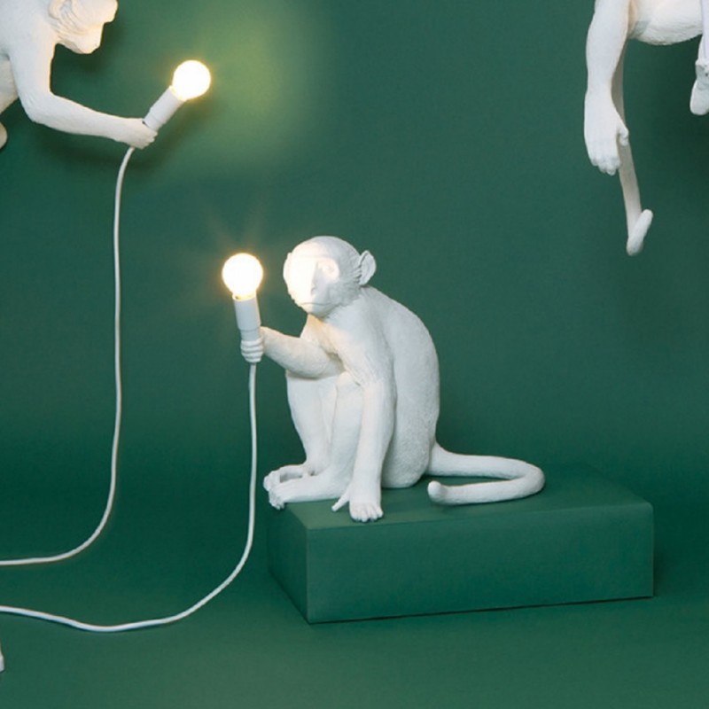 lampada scimmia seduta monkey lamp