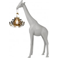 Lampada giraffa grigia Giraffe in Love 100cm