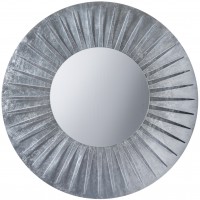 specchio sirio foglia argento 90cm