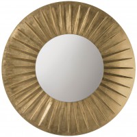 specchio sirio foglia oro 90cm