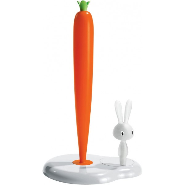 Portarotolo bianco 30cm Bunny & Carrot
