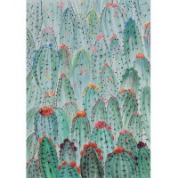 Quadro Cactus in fiore 100cm