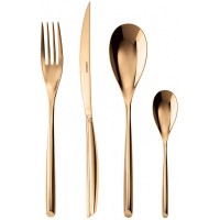 Set 24 posate Bamboo PVD copper