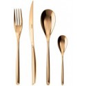 Set 24 posate Bamboo PVD copper