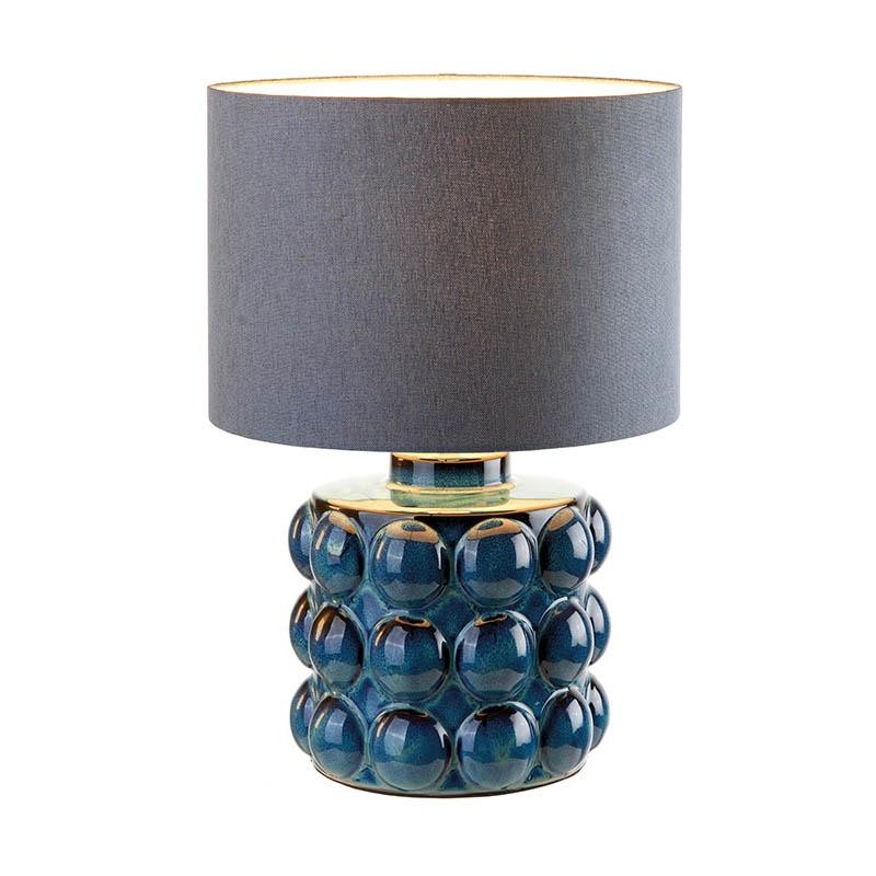 Lampada moderna blu in ceramica